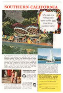 Southern California Vacation, USA Vintage Ad - (Vacation in California) # 488 - 1960's