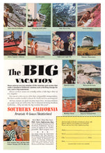 Load image into Gallery viewer, Southern California Vacation, USA Vintage Ad - (The BIG Vacation in California) # 489 - 1960's
