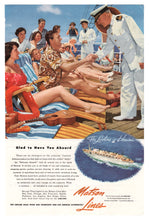 Load image into Gallery viewer, Matson Cruise Line Vintage Ad - (The Lurline is Hawaii) # 498 - 1960&#39;s
