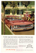 Load image into Gallery viewer, Pontiac Wagon 1960 - Vintage Ad - (Wide Track Safari) # 510 - General Motors Company 1960
