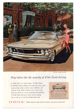 Load image into Gallery viewer, Pontiac 1960 Bonneville - Vintage Ad - (Wide Track Driving) # 511 - General Motors Company 1960
