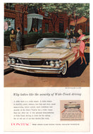 Pontiac 1960 Bonneville - Vintage Ad - (Wide Track Driving) # 511 - General Motors Company 1960