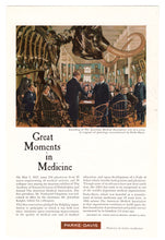 Load image into Gallery viewer, Parker-Davis Vintage Ad (Great Moments in Medicine) # 523 - 1960
