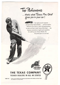 Texaco Fire-Chief Gasoline - Vintage Ad - (The Texas Company) # 561 - 1960's