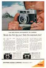 Load image into Gallery viewer, Kodak Motormatic 35 mm Camera - Vintage Ad - # 568 - 1960&#39;s
