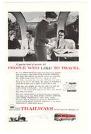Trailways Coach & Bus Vintage Ad - (Trailways Silver Anniversary) # 579 - 1961