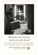Bell Telephone System - Vintage Ad (Welcome) - # 588 - 1960's