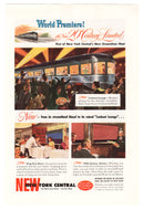 New York Central Railway Vintage Ad - (20th Century Limited) # 504 - 1960's