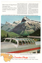 Load image into Gallery viewer, Canadian Pacific Vintage Ad - (Banff &amp; Lake Louise, Alberta) # 605 - 1960&#39;s
