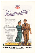 Union Pacific Railroad Vintage Ad - (Smooth as Silk) # 615 - 1960's