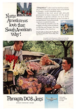 Load image into Gallery viewer, Panagra Airlines Vintage Ad - (South American Routes) # 622 - 1960&#39;s
