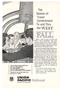Union Pacific Railroad Vintage Ad - (The West) # 624 - 1960's