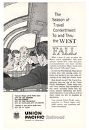 Union Pacific Railroad Vintage Ad - (The West) # 624 - 1960's