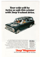 Jeep Wagoneer - Vintage Ad - (4 Wheel Drive) # 634 - Jeep Corporation 1960's