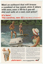 Load image into Gallery viewer, Johnson Outboard Motors - Vintage Ad - (Seahorse 22) # 638 - 1964
