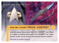 Trivia - Question # 1 (Trading Card) Star Trek Voyager - Season One - Series Two - 1995 Skybox # 58 - Mint