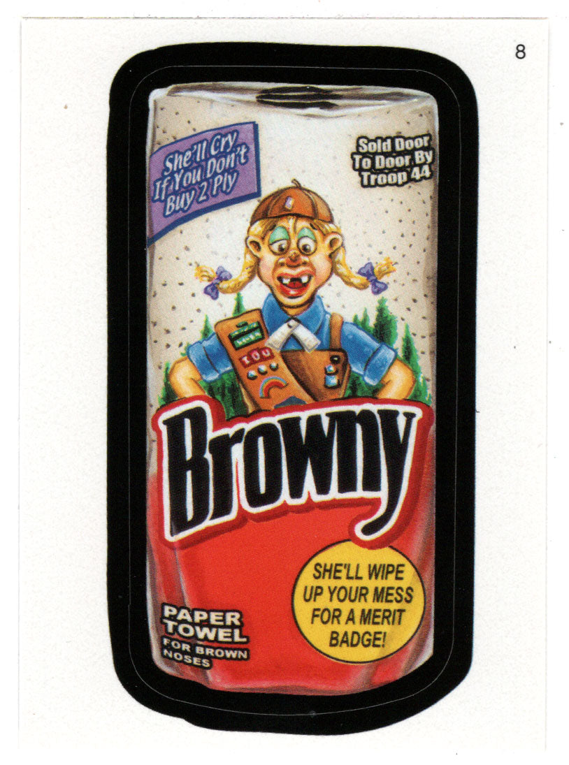 Browny (Trading Card) Wacky Packages All-New Series 3 Stickers - 2006 Topps # 8 - Mint
