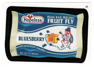 Hopeless Bluesberry (Trading Card) Wacky Packages All-New Series 3 Stickers - 2006 Topps # 36 - Mint