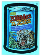Kibbles 'n Zits (Trading Card) Wacky Packages All-New Series 3 Stickers Rainbow Foil Sticker - 2006 Topps # F 3 - Mint