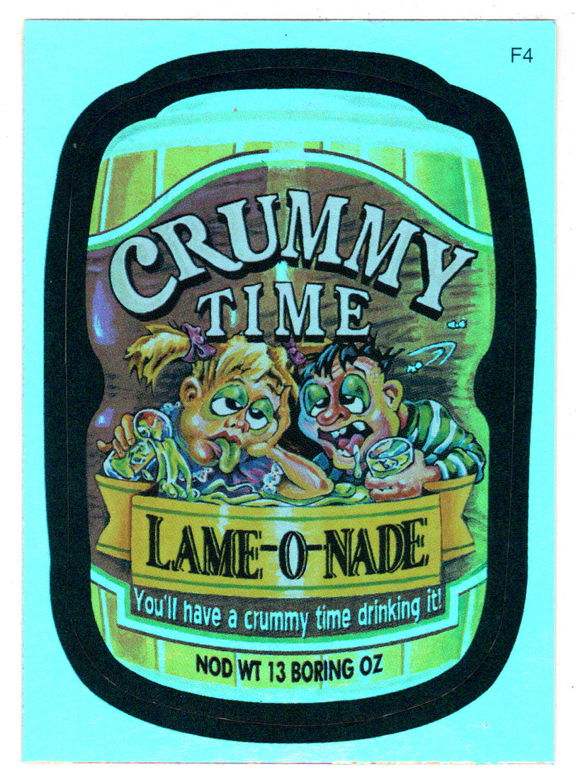 Crummy Time Lame-o-Nade (Trading Card) Wacky Packages All-New Series 3 Stickers Rainbow Foil Sticker - 2006 Topps # F 4 - Mint