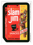 Slam Jim (Trading Card) Wacky Packages All-New Series 3 Stickers Magnets - 2006 Topps # 8 - Mint