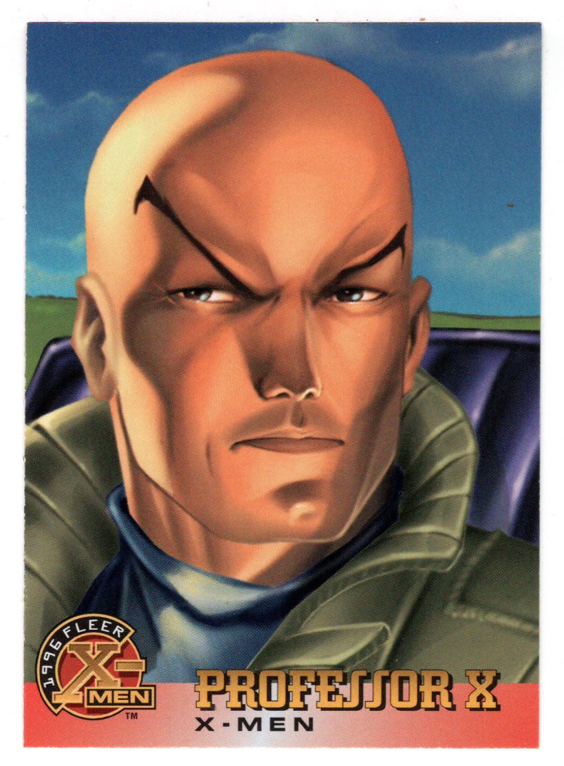 Professor X (Trading Card) X-Men - 1996 Fleer # 9 - Mint