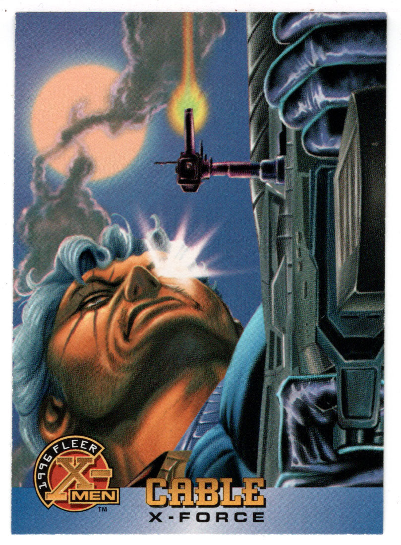 Cable (Trading Card) X-Men - 1996 Fleer # 21 - Mint