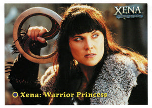 Xena Cover Card and Checklist (Trading Card) Xena Warrior Princess Season Four & Five - 2001 Rittenhouse Archives # 1 - Mint