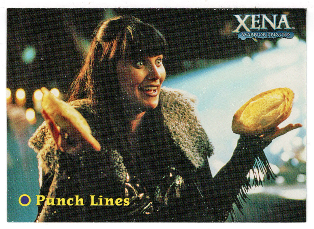 Punch Lines (Trading Card) Xena Warrior Princess Season Four & Five - 2001 Rittenhouse Archives # 34 - Mint